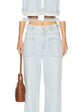 We the Free Light Wash Wide-Leg Women’s Jeans